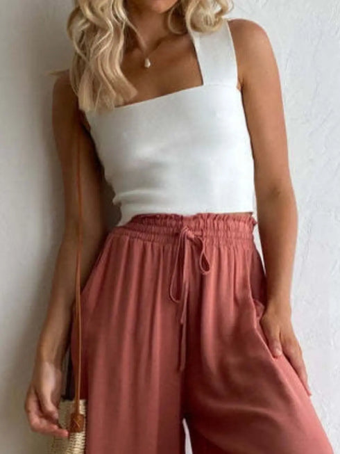 'Riley' Crop Tank Top - Celes Fashion